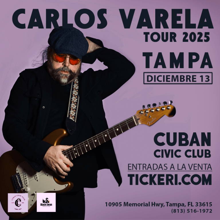 Event - CARLOS VARELA CONCIERTO EN TAMPA (DIC. 2025) - Tampa, FL - sáb, 13 de diciembre de 2025} | concert tickets