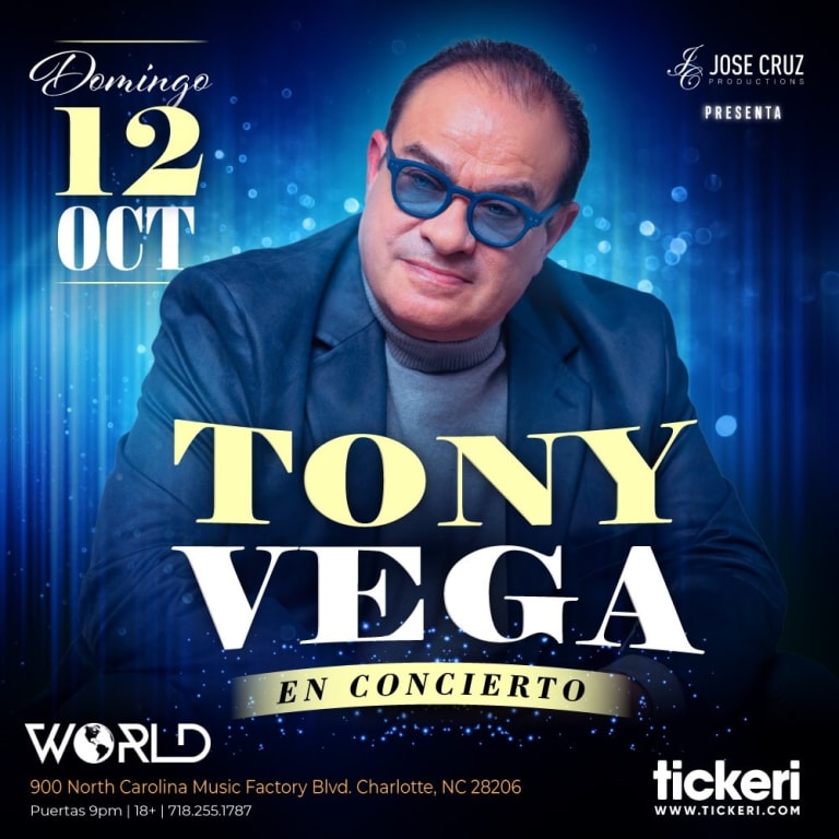 Event - Tony Vega en vivo en Charlotte - Charlotte, North Carolina - October 12, 2025 | concert tickets