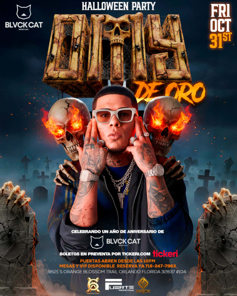 Event - Omy de oro  - Orlando, FL - Fri, October 31, 2025} | concert tickets