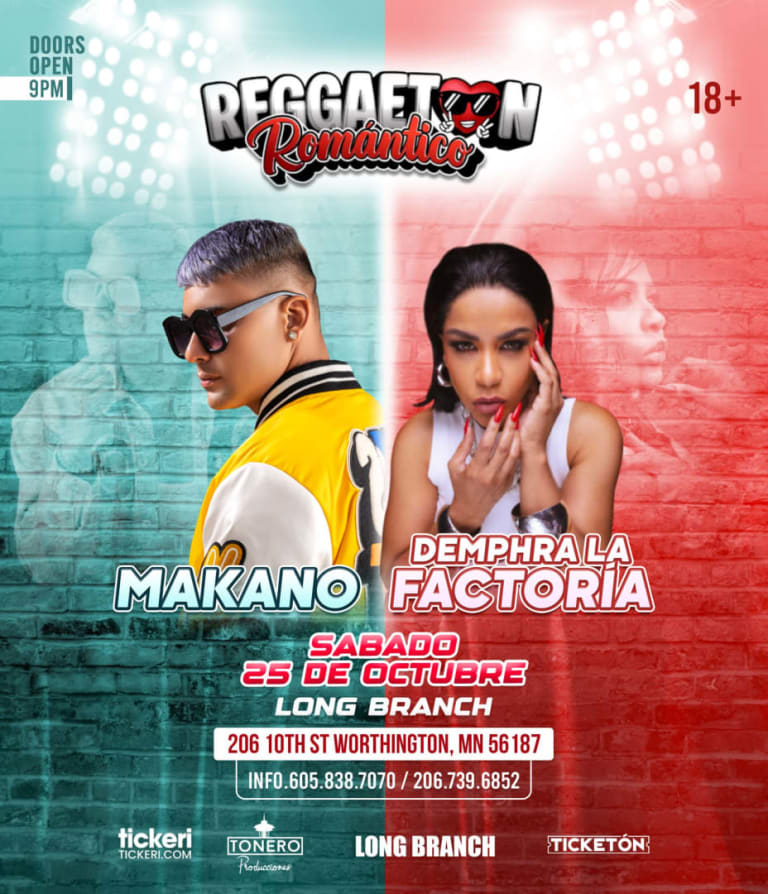 Event - Makano - La Factoria Demphra en Worthington  - WORTHINGTON, MN - Sat, October 25, 2025} | concert tickets