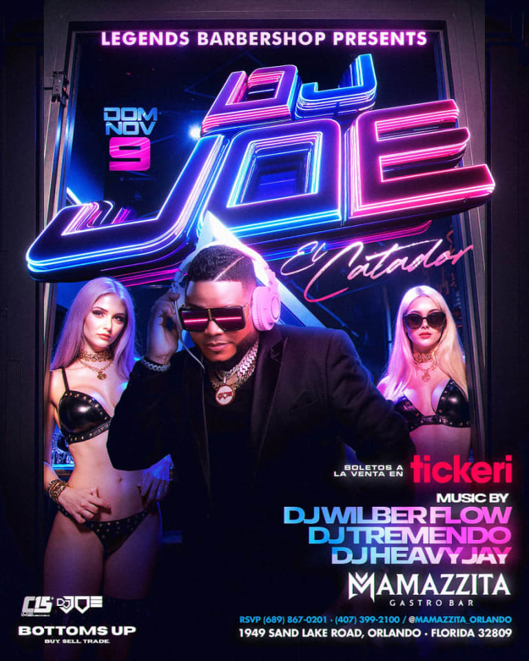 Event - DJ JOE CATADOR @ MAMAZZITA GASTRO BAR - ORLANDO, FL - Orlando, FL - Sun, November 9, 2025} | concert tickets