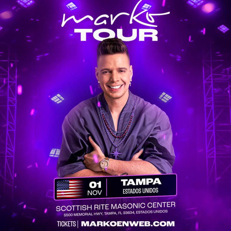 Event - Marko Tour - Tampa - Tampa, FL - Sat, November 1, 2025} | concert tickets