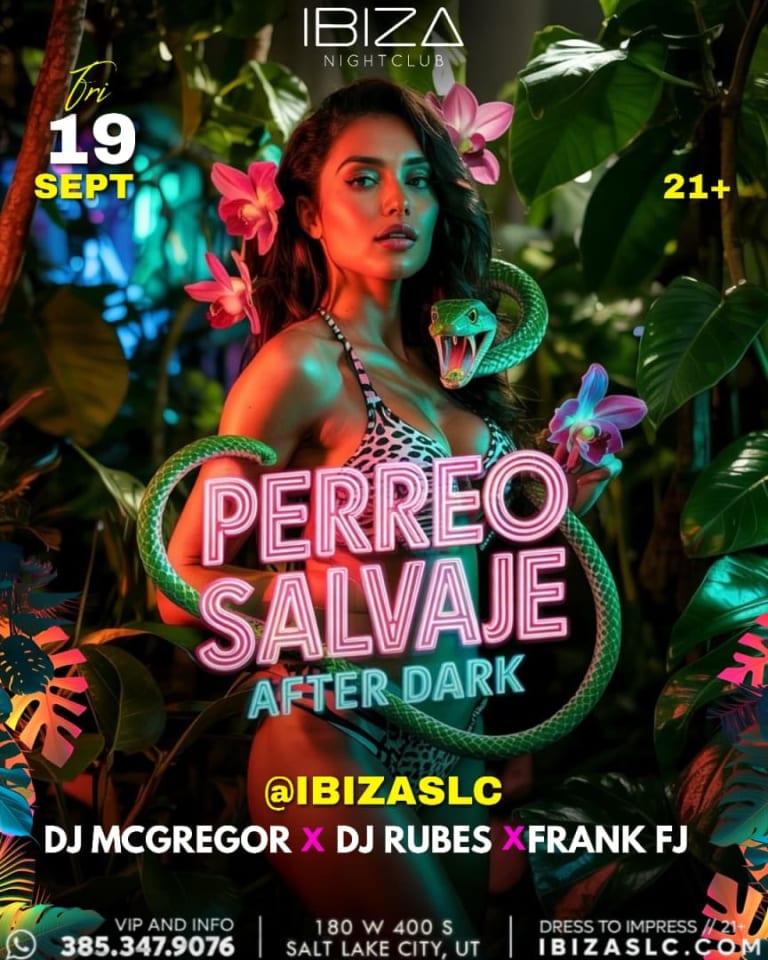 Event - PERREO SALVAJE AFTER DARK - Salt Lake City, Utah - September 19, 2025 | concert tickets