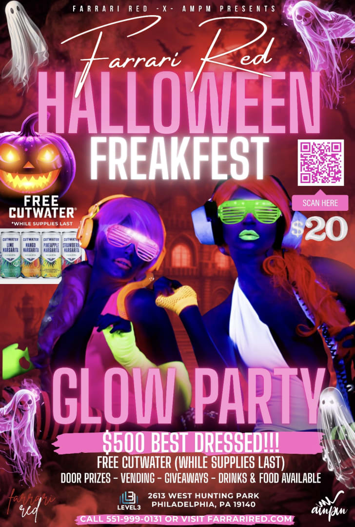 Event - Freak Fest Halloween Glow Party - Philadelphia, PA - Fri, October 31, 2025} | concert tickets