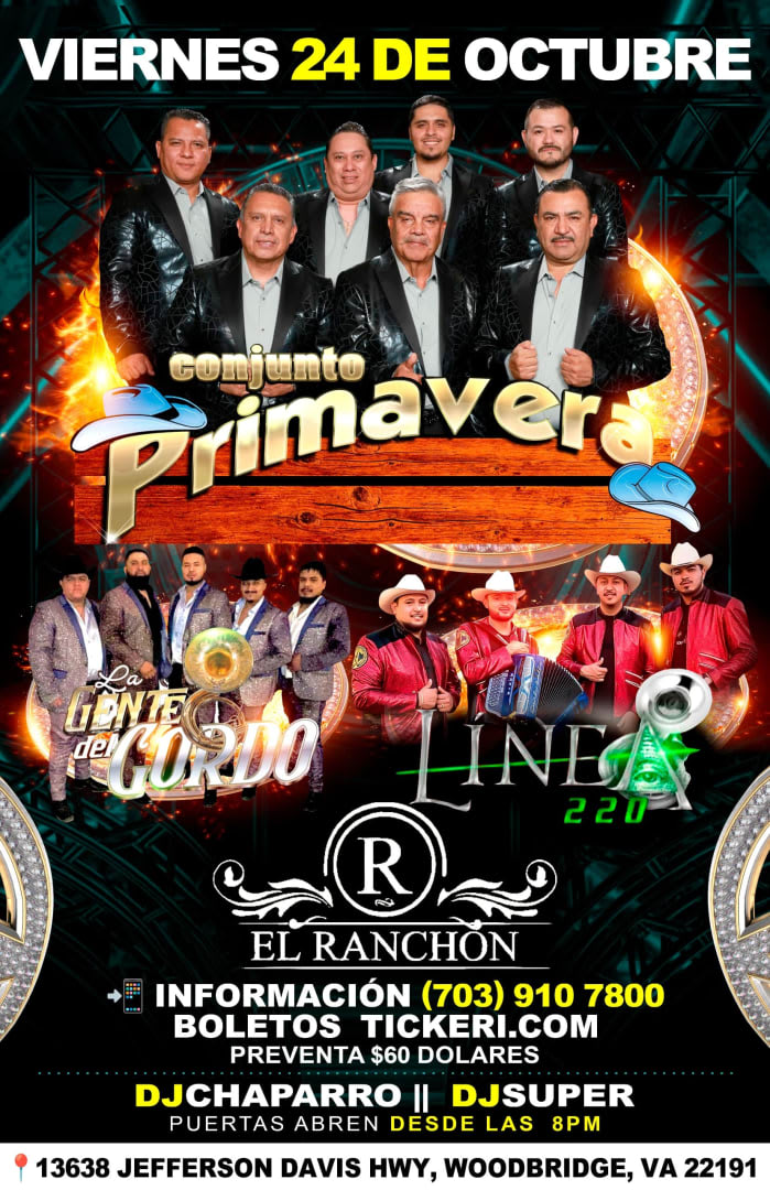 Event - Conjunto Primavera  En Virginia  - Woodbridge, VA - Fri, October 24, 2025} | concert tickets