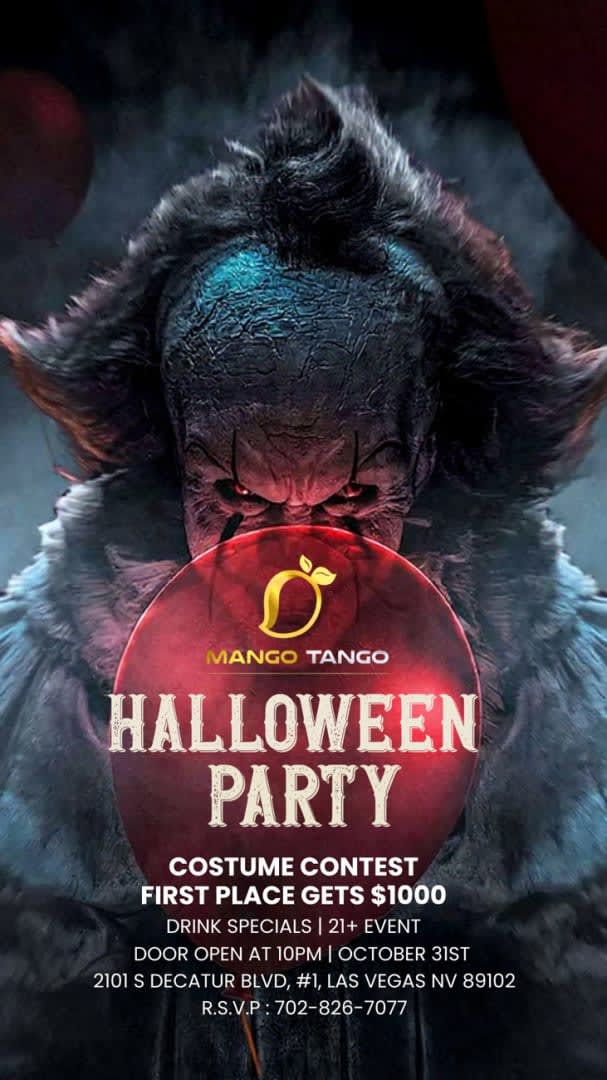 Event - HALLOWEEN PARTY at Mango Tango Nightclub 🎃 - Las Vegas, NV - vie, 31 de octubre de 2025} | concert tickets