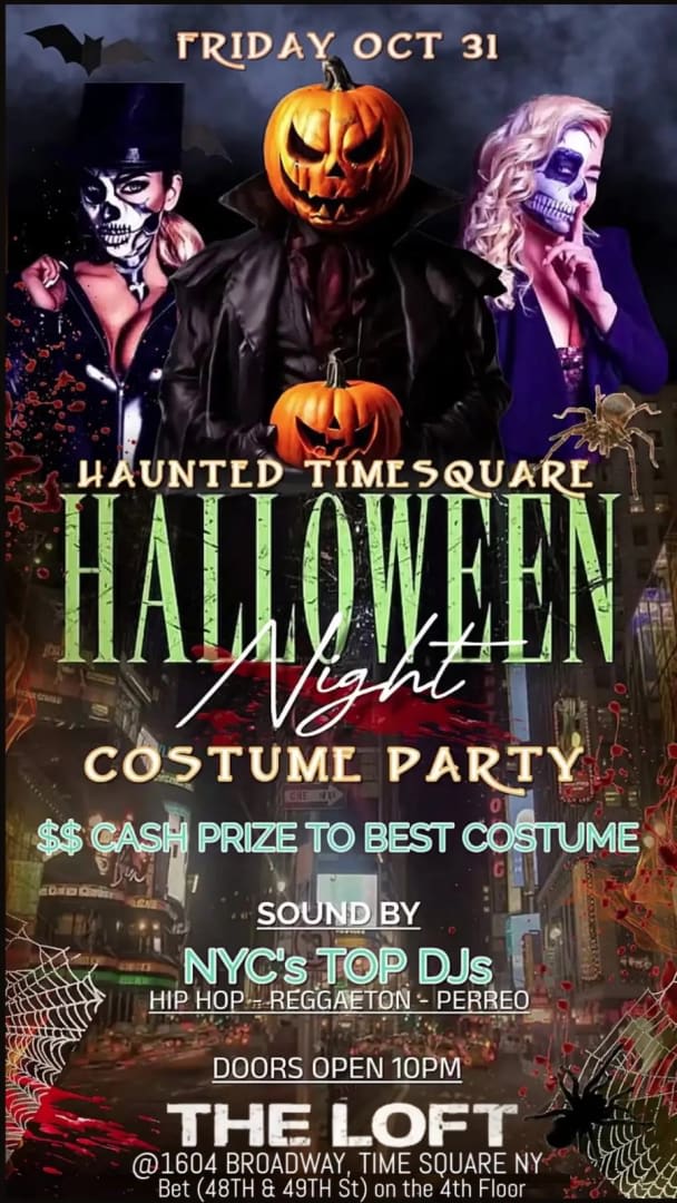 Event - Halloween Costume Party At The Loft on Times Square - New York, NY - Fri, October 31, 2025} | concert tickets