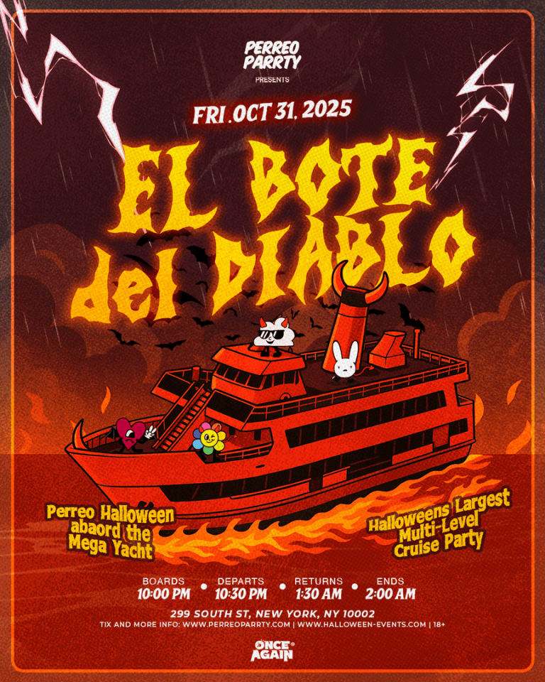 Event - EL BOTE DEL DIABLO Halloween Mega Yacht - Latin & Reggaeton Boat Party - New York, NY - Fri, October 31, 2025} | concert tickets