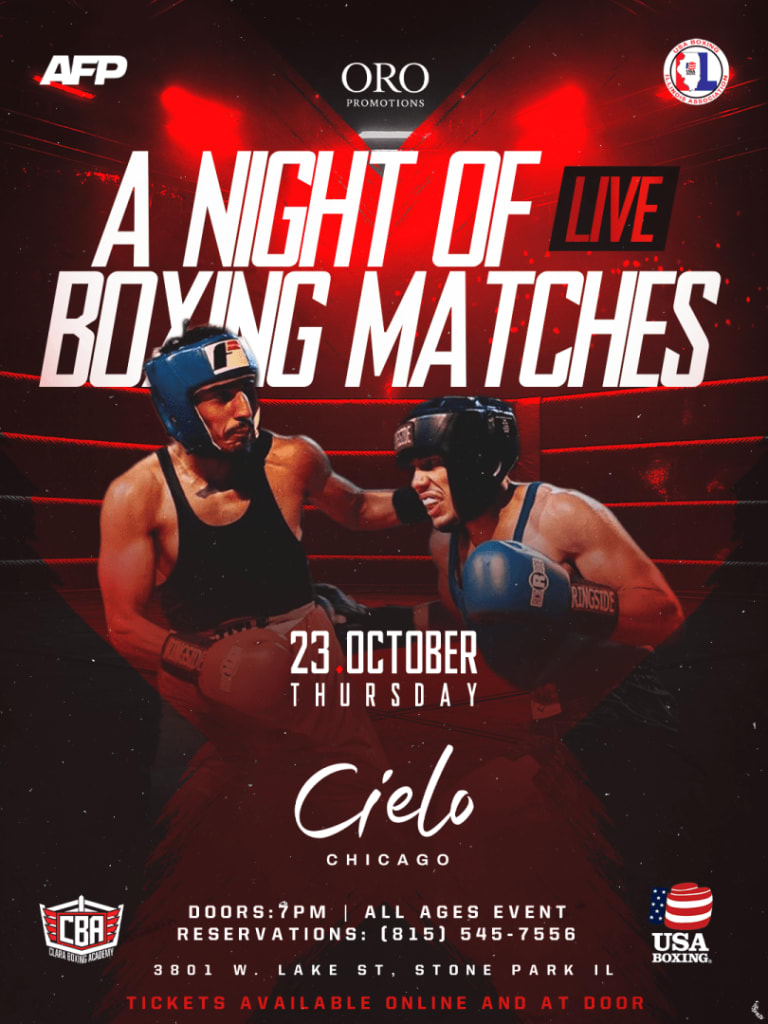 Event - LIVE BOXING MATCHES - Stone Park, IL - Thu, October 23, 2025} | concert tickets