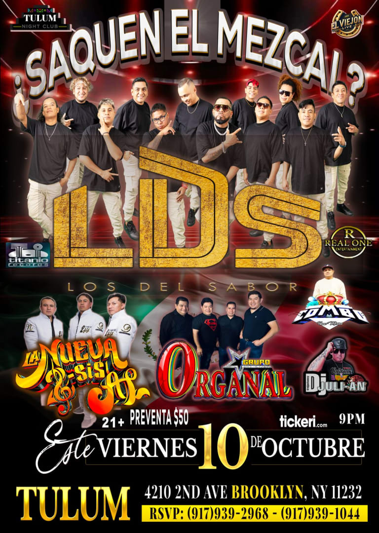 Event - LOS DE SABOR ENCONCIERTO (LDS) - Brooklyn, New York - October 10, 2025 | concert tickets