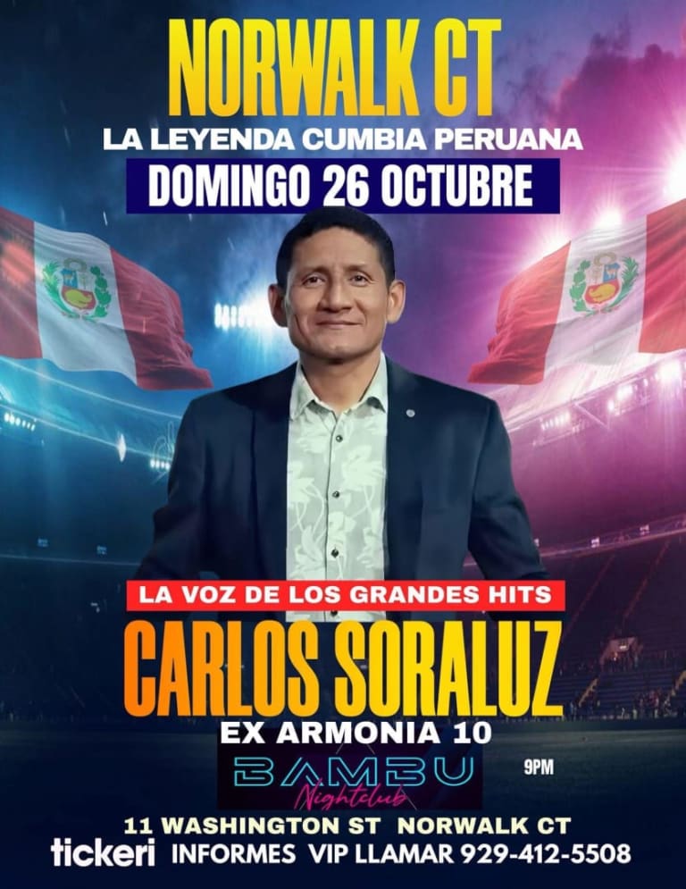 Event - CARLOS SORALUZ  - Norwalk, CT - Sun, October 26, 2025} | concert tickets