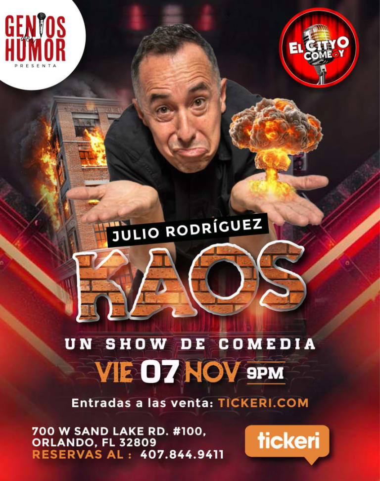 Event - Julio Rodriguez - KAOS en Orlando - Orlando, FL - Fri, November 7, 2025} | concert tickets