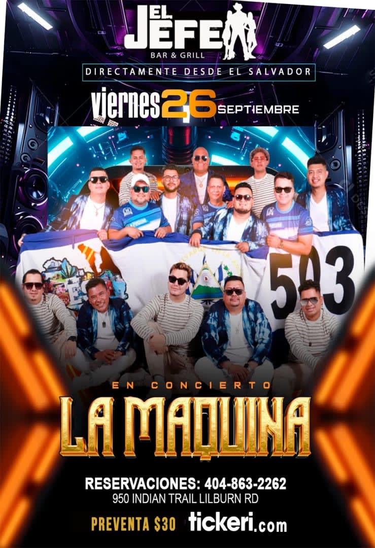 Event - LA MAQUINA DEL SALVADOR - Lilburn, Georgia - September 26, 2025 | concert tickets