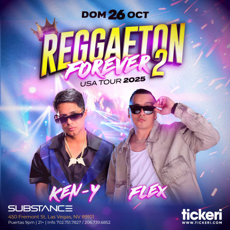 Event - Flex y Ken-Y en vivo en Las Vegas - Las Vegas, NV - dom, 26 de octubre de 2025} | concert tickets