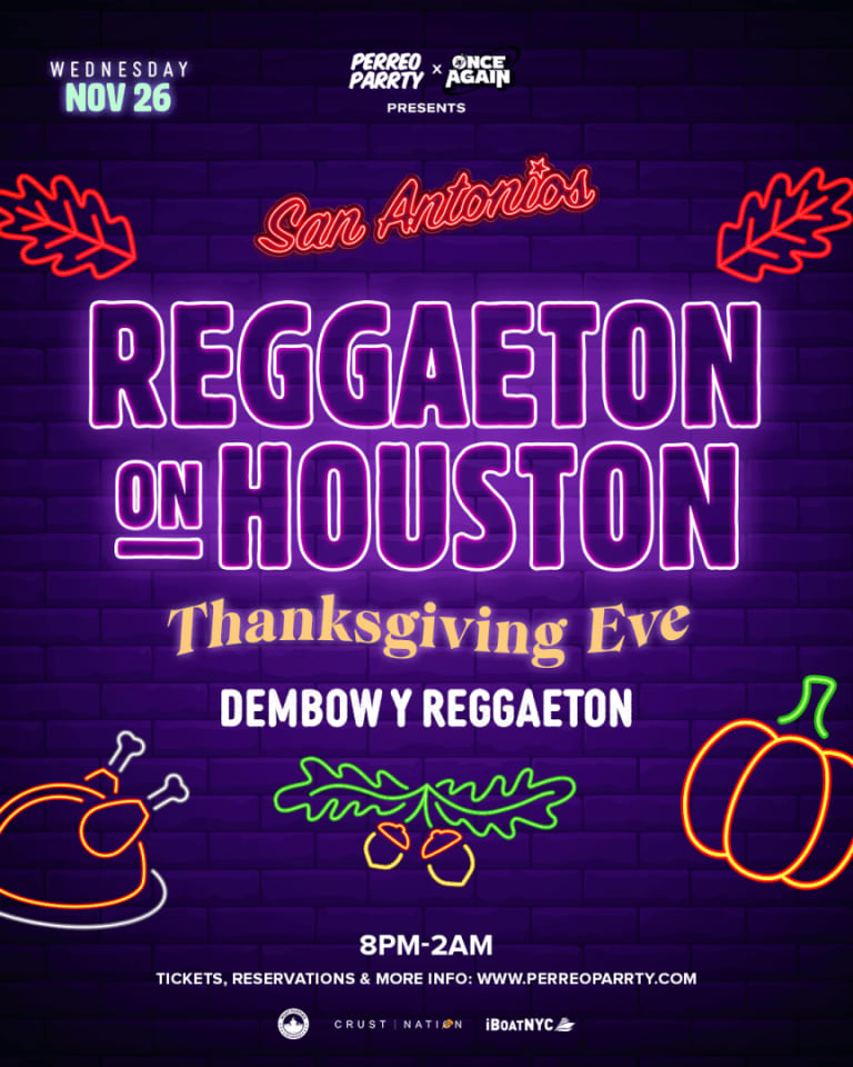 Event - Reggaeton on Houston - Thanksgiving Eve Party @ Lower East Side NYC - New York, NY - Wed, November 26, 2025} | concert tickets