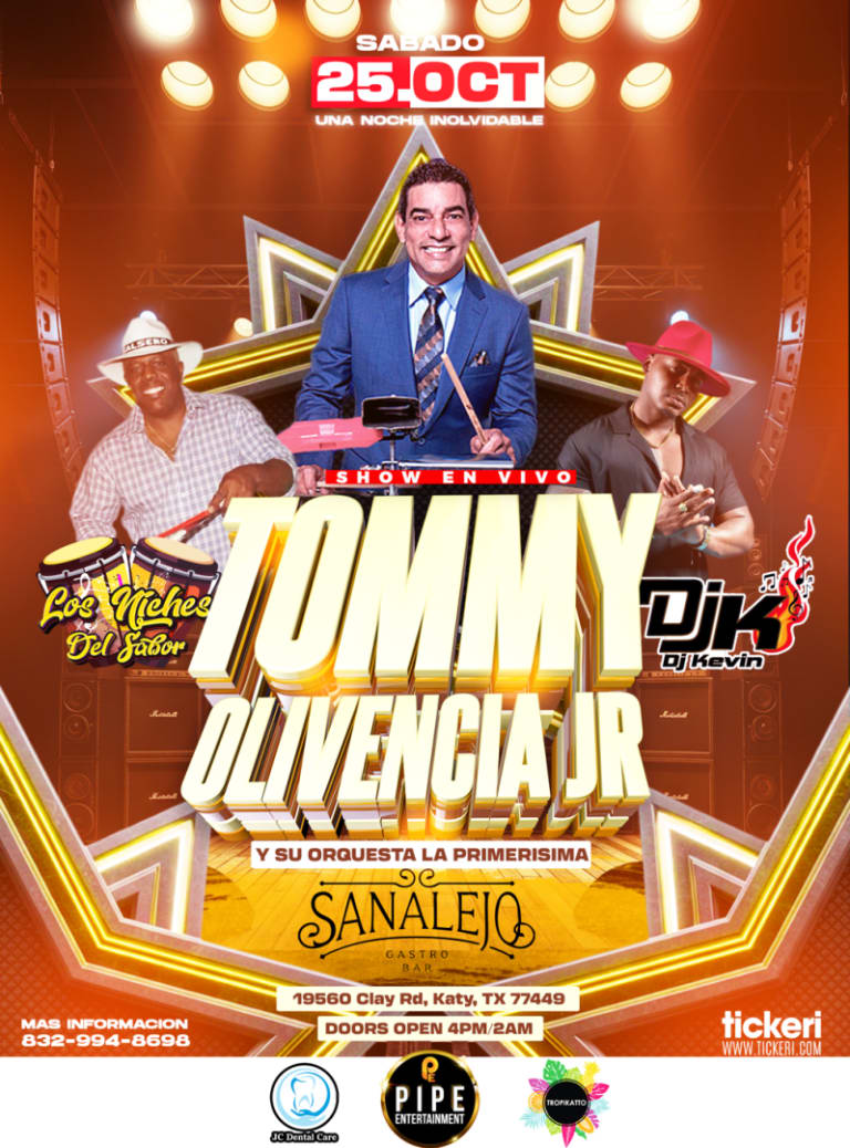 Event - TOMMY OLIVENCIA JR  - Katy, TX - Sat, October 25, 2025} | concert tickets