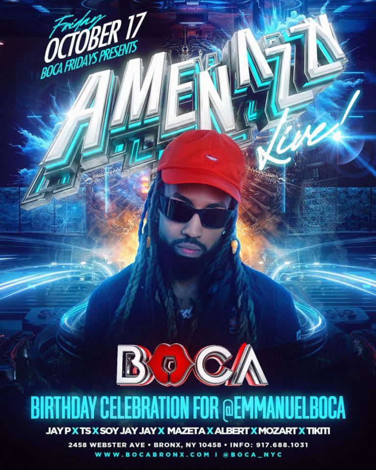Event - El Nene Amenazzy en vivo en Boca - Bronx, NY - Fri, October 17, 2025} | concert tickets