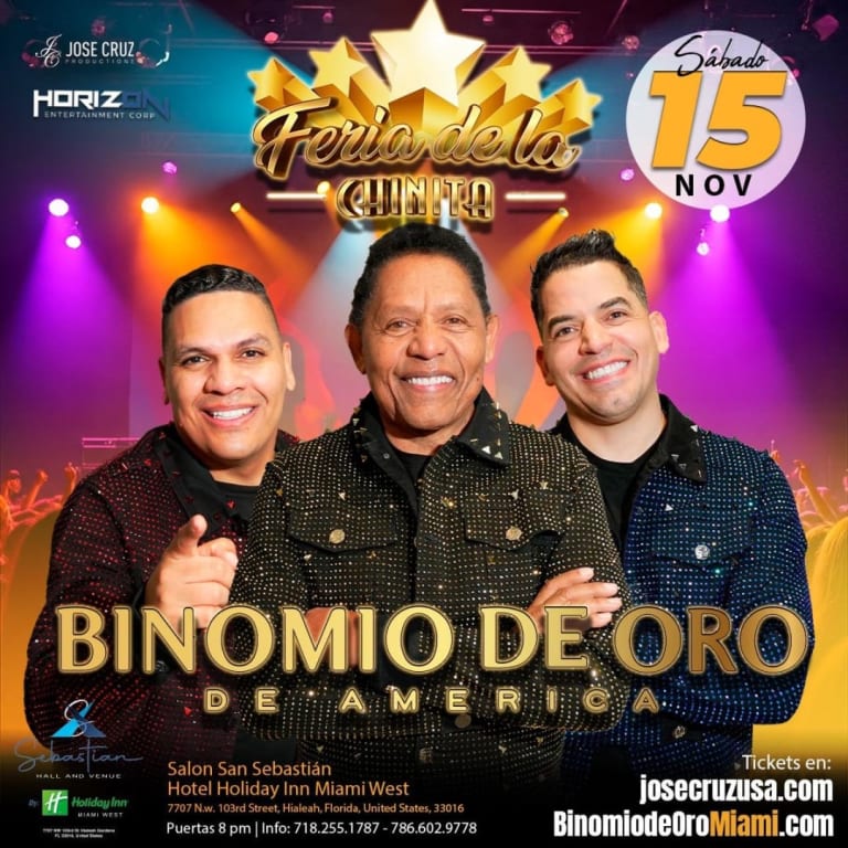 Event - Binomio de Oro en vivo en Miami - Hialeah Gardens, FL - Sat, November 15, 2025} | concert tickets
