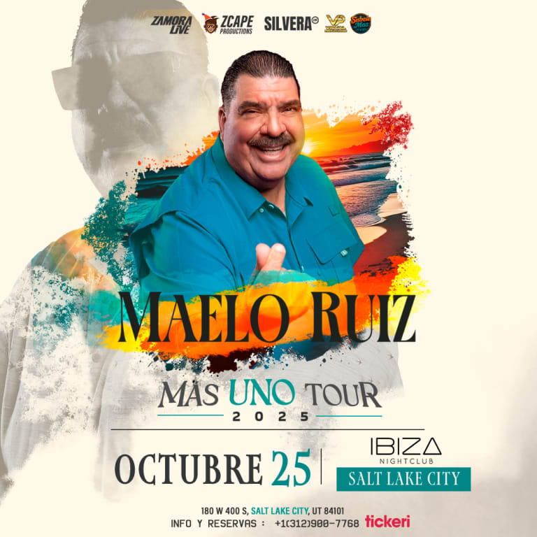 Event - Maelo Ruiz en Salt Lake City - Salt Lake City, UT - sáb, 25 de octubre de 2025} | concert tickets