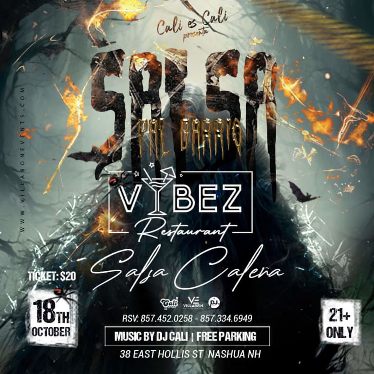 Event - Salsa Pal Barrio ViBez Nashua  - Nashua, NH - Sat, October 18, 2025} | concert tickets