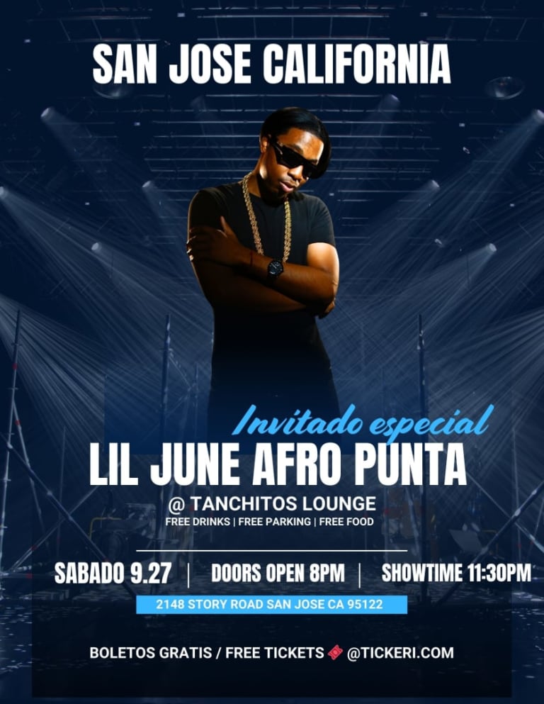 Lil June Afro Punta live! In San Jose California Tickets | Boletos ...