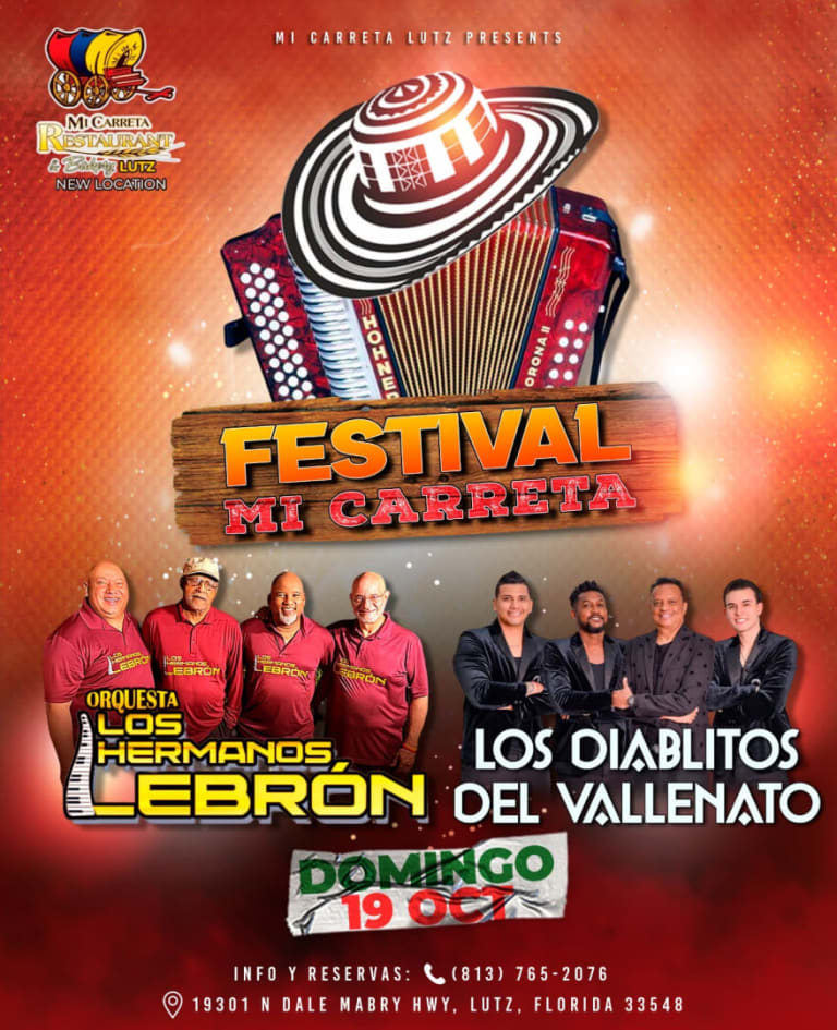 Event - Festival de salsa y vallenato  - Lutz, FL - Sun, October 19, 2025} | concert tickets