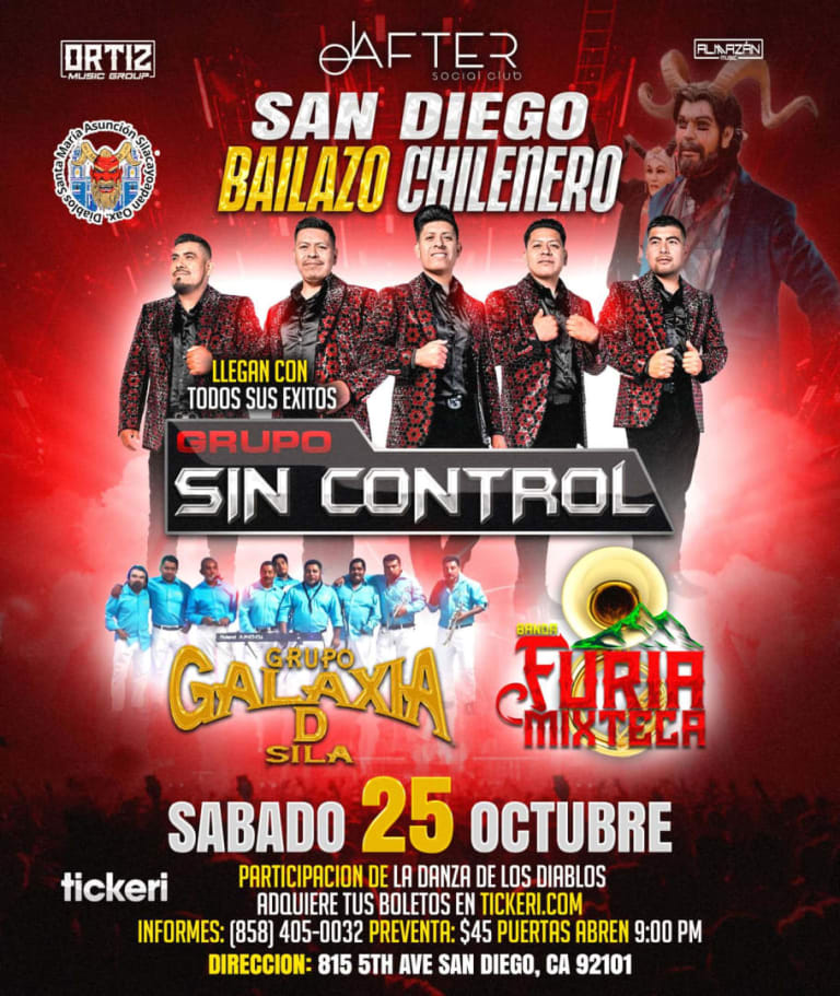 Event - BAILAZO CHILENERO - San Diego, CA - Sat, October 25, 2025} | concert tickets
