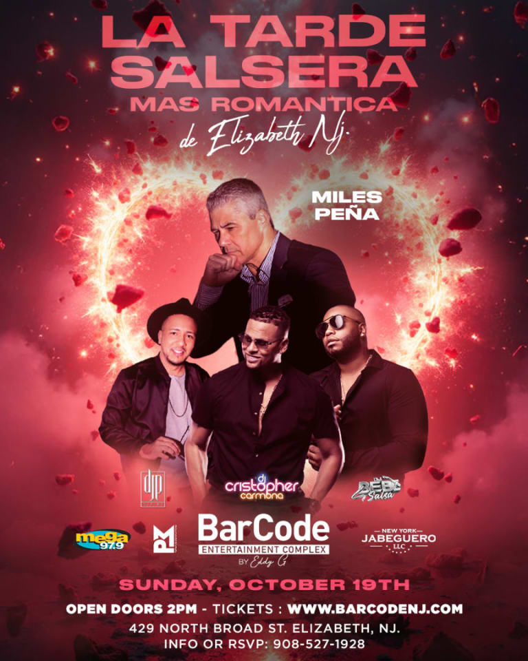 Event - La Tarde Salsera Más Romántica de Elizabeth, NJ - Elizabeth, NJ - Sun, October 19, 2025} | concert tickets