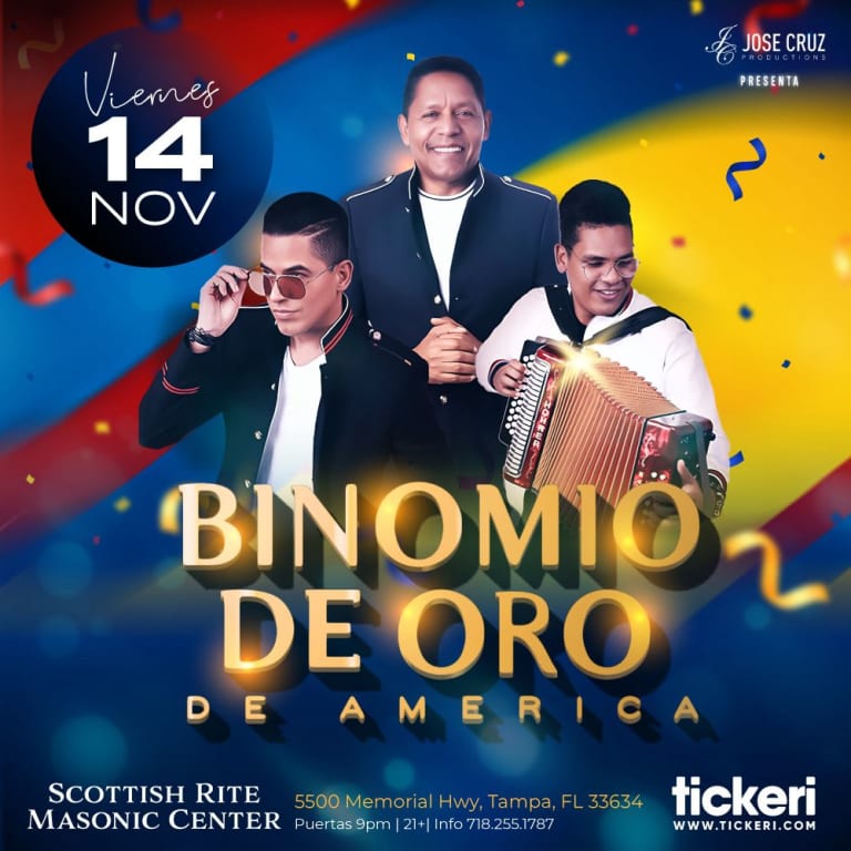 Event - Binomio de Oro en vivo en Tampa - Tampa, FL - Fri, November 14, 2025} | concert tickets