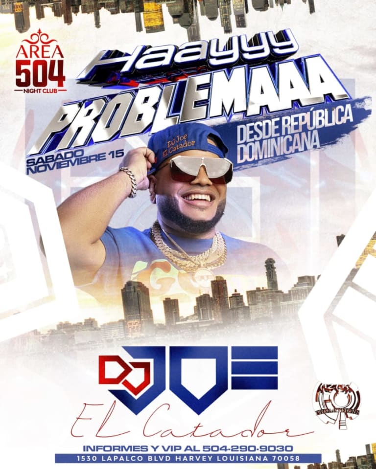 Event - DJ JOE "EL CATADOR" - Harvey, LA - Sat, November 15, 2025} | concert tickets