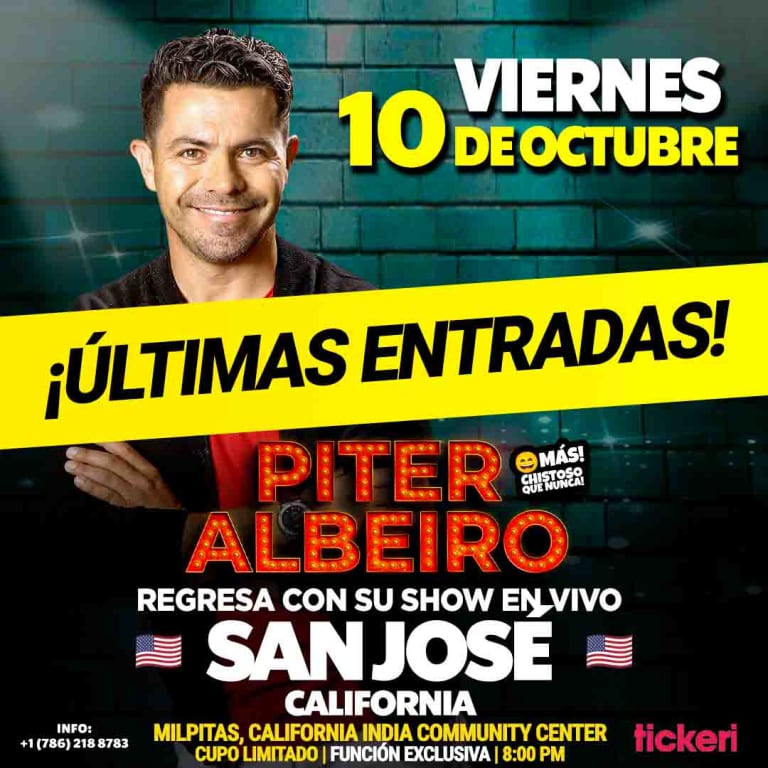 Event - Piter Albeiro y Su Show en Vivo! - Milpitas, California - October 10, 2025 | concert tickets