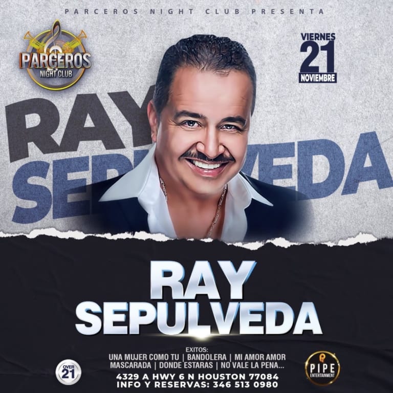 Event - RAY SEPULVEDA  - Houston, TX - vie, 21 de noviembre de 2025} | concert tickets