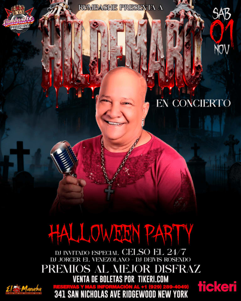 Event - HILDEMARO EL SONERO DEL AMOR CELEBRANDO HALLOWEEN - Ridgewood, NY - Sat, November 1, 2025} | concert tickets