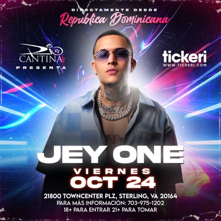 Event - JEY ONE EL MÁS PEGADO EN CONCIERTO!!! - Sterling, Virginia - October 24, 2025 | concert tickets