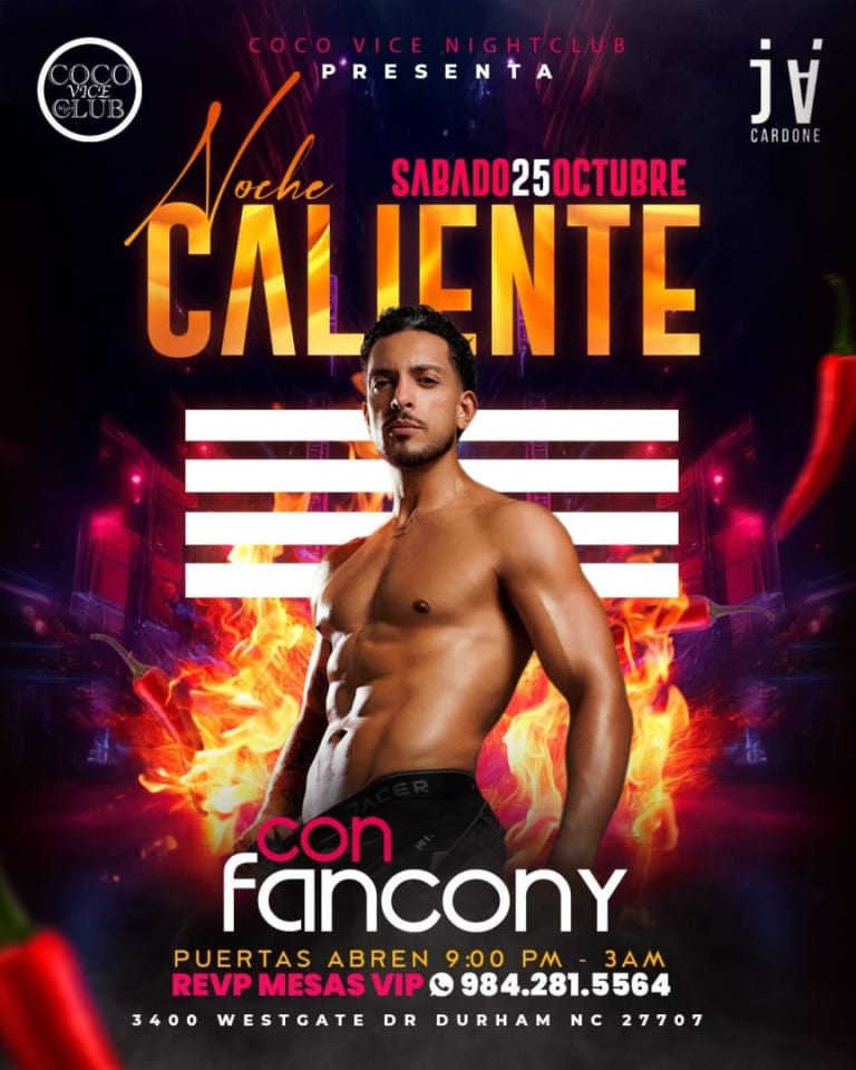 Event - NOCHE CALIENTE CON FANCONY - Durham, North Carolina - October 25, 2025 | concert tickets