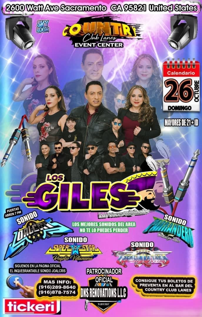 Event - Los Giles en vivo en Sacramento - Sacramento, California - October 26, 2025 | concert tickets