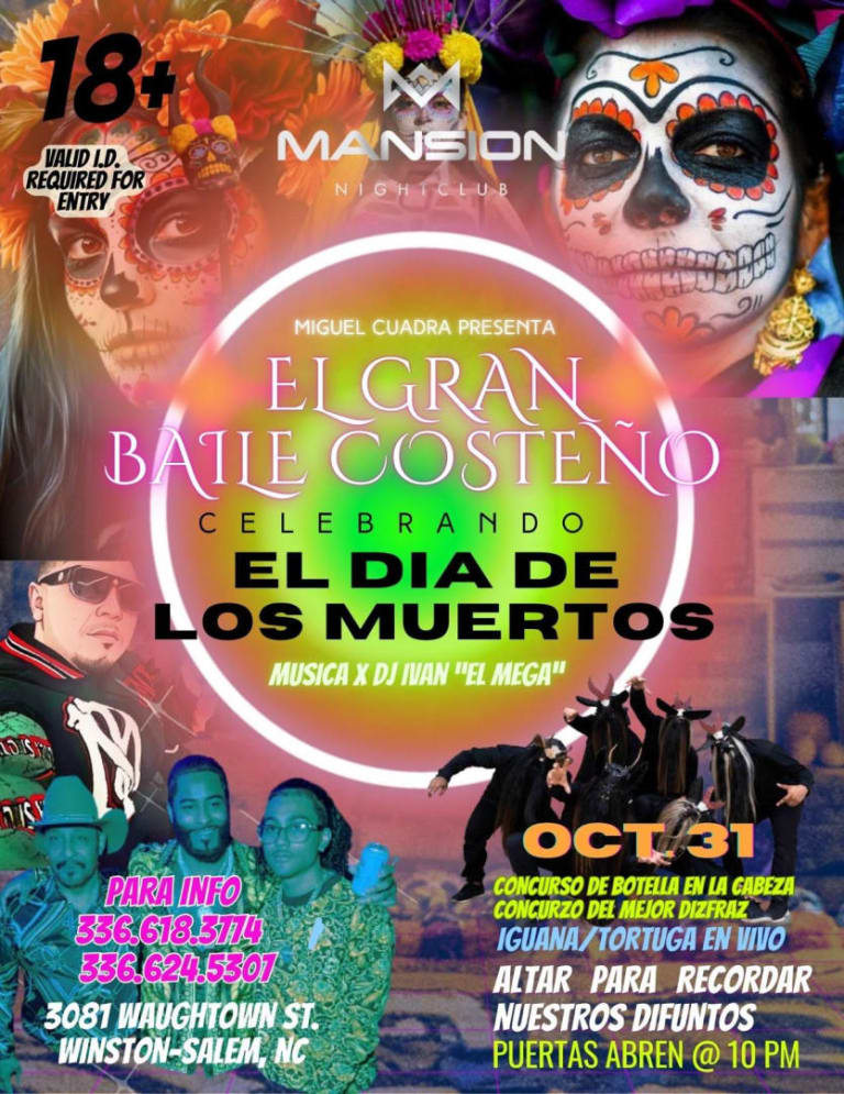 Event - Celebrando El Dia De Los Muertos - Winston-Salem, North Carolina - October 31, 2025 | concert tickets
