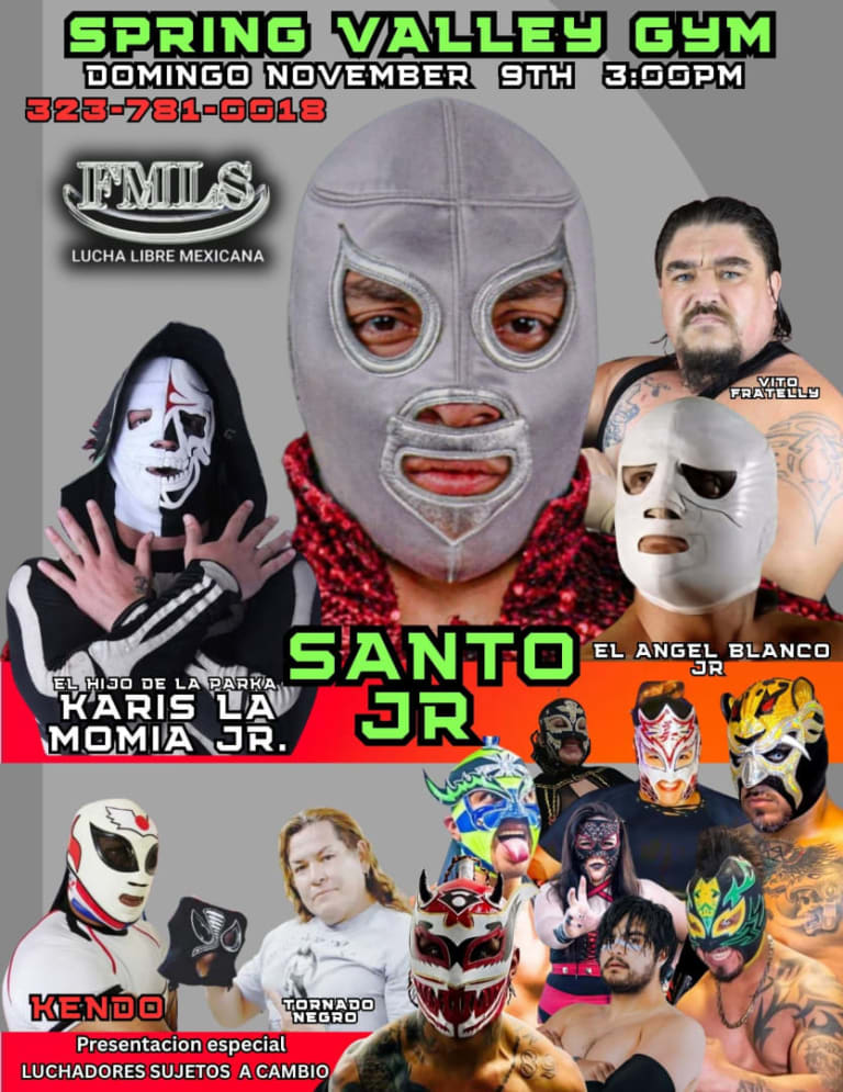 Event - SANTO JR EN SAN DIEGO  - Spring Valley, CA - Sun, November 9, 2025} | concert tickets