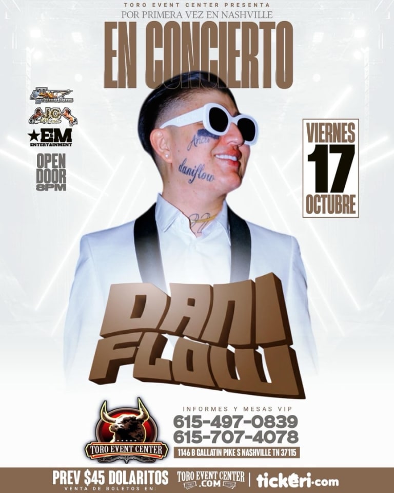 Event - Dani Flow  - Nashville, Tennessee - October 17, 2025 | concert tickets