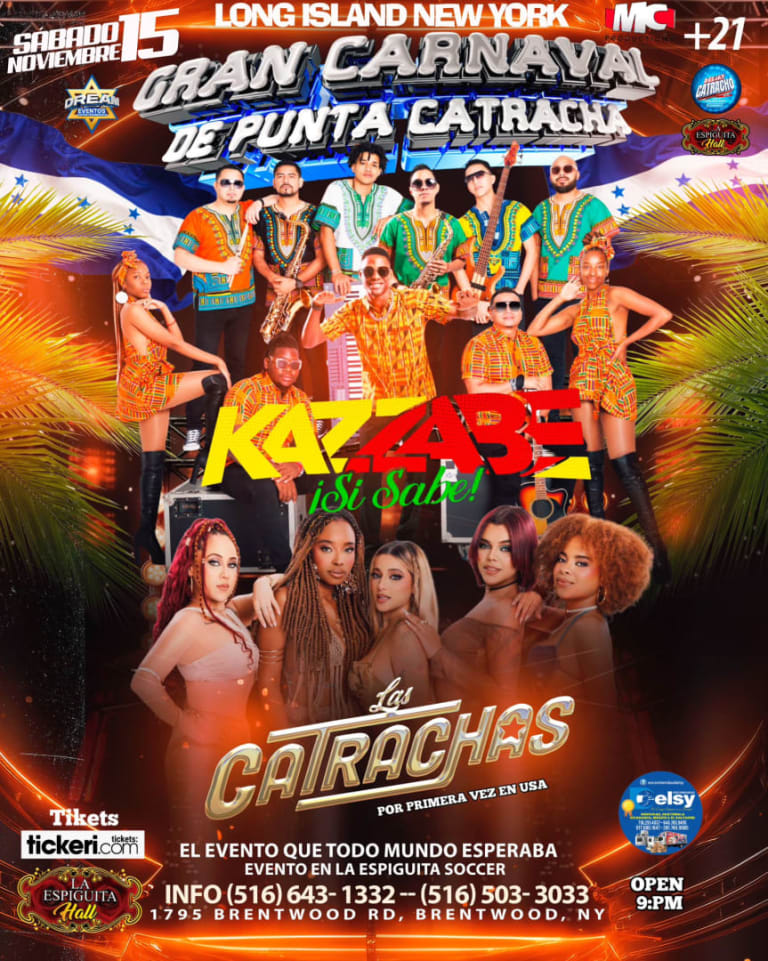 Event - KAZZABE & LAS CATRACHAS - BRENTWOOD, NY (LA ESPIGUITA)  - Brentwood, New York - November 15, 2025 | concert tickets
