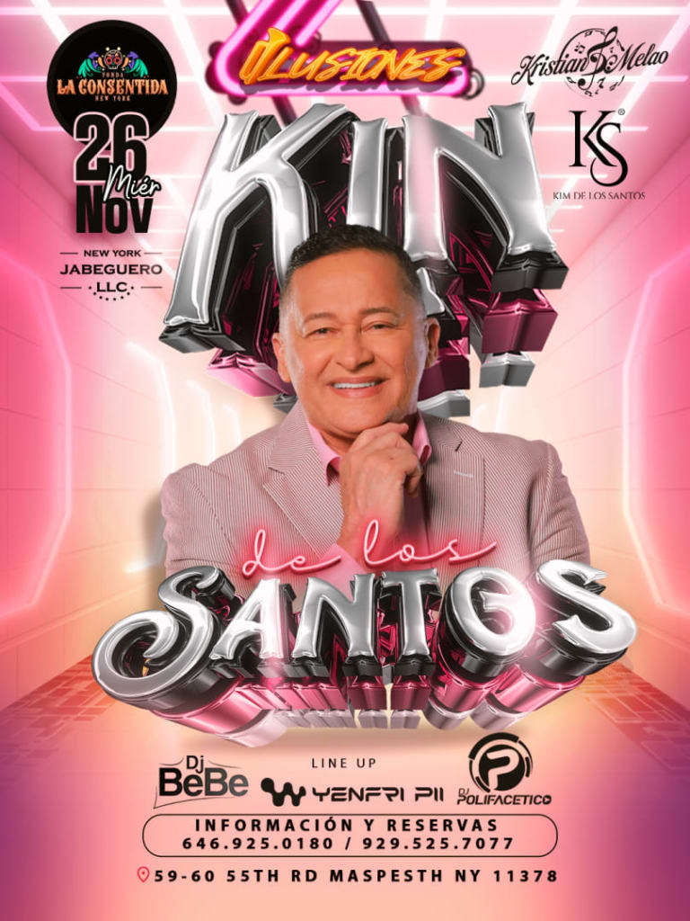Event - Noche de ilusiones con KIN DE LOS SANTOS - Maspeth , New York - November 26, 2025 | concert tickets