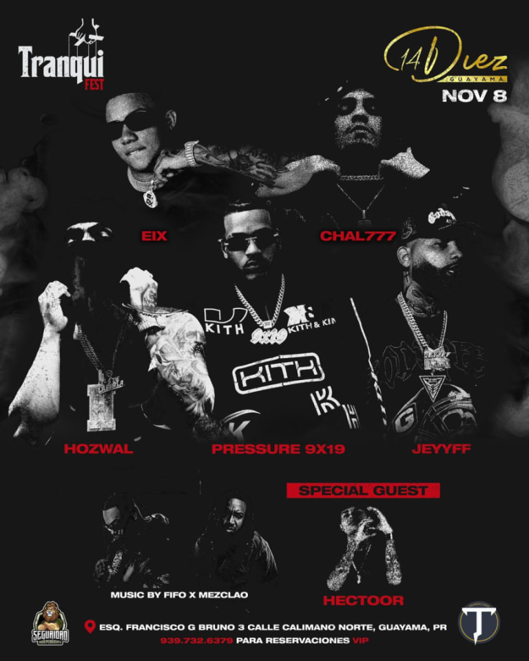 Event - Tranquil Fest Vol. 1 en 14 Diez Guayama - Guayama, Guayama - November 8, 2025 | concert tickets