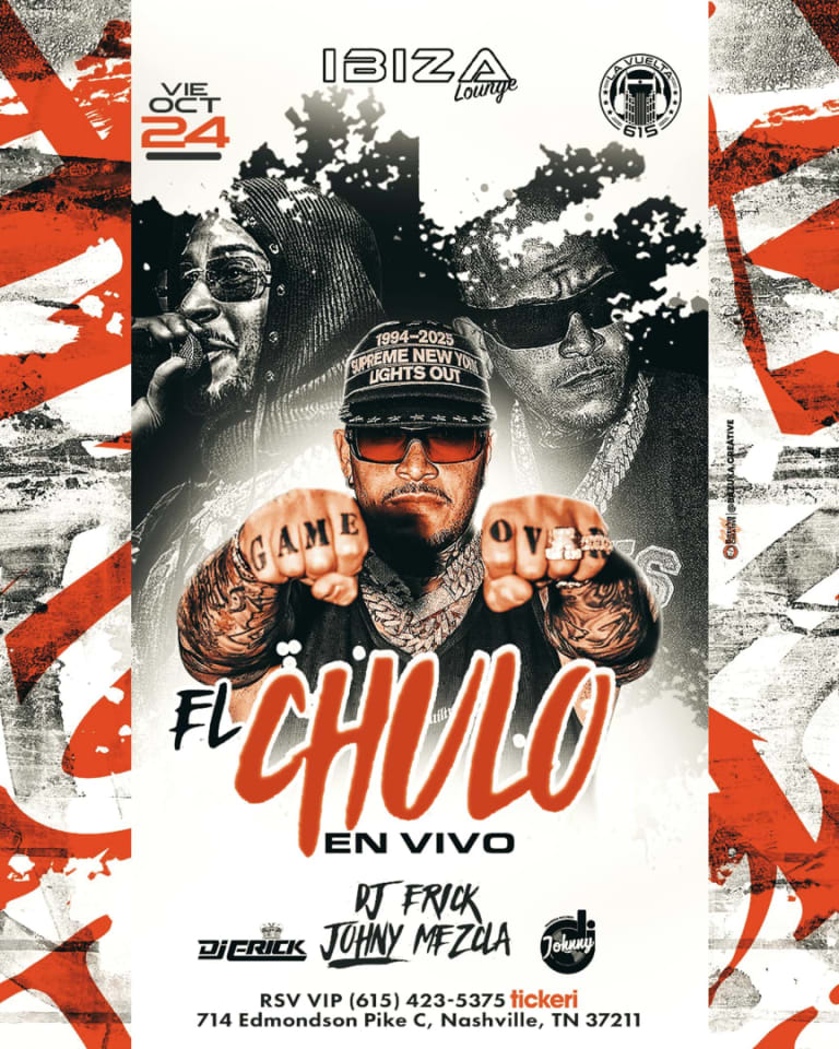 Event - El chulo  - Nashville, Tennessee - October 24, 2025 | concert tickets