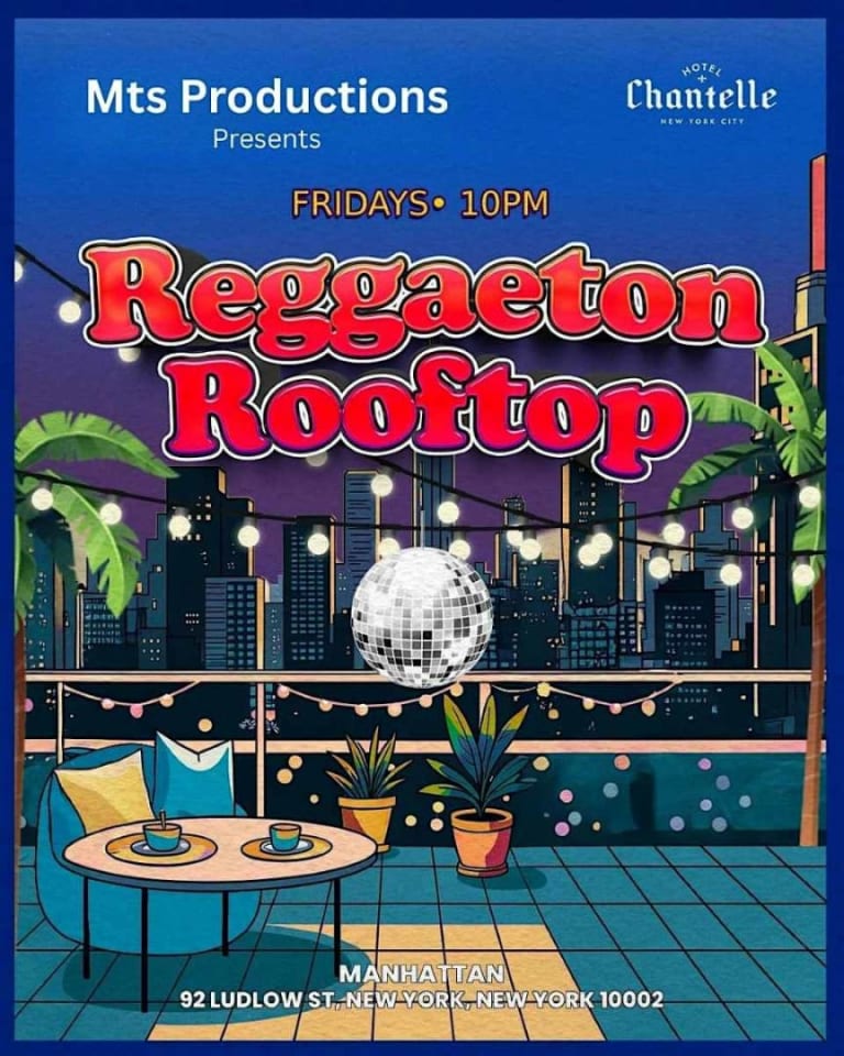 Event - Reggaeton Rooftop Fridays at Hotel Chantelle NYC | Friday, October 10th - New York, New York - October 10, 2025 | concert tickets