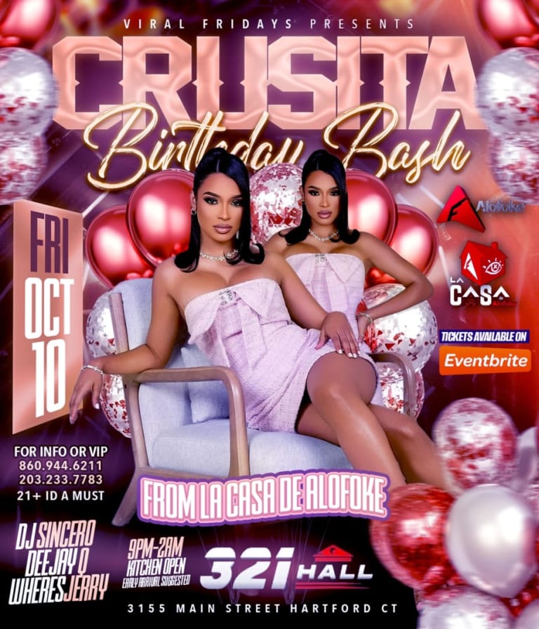Event - Crusita BDay Bash - Hartford, Connecticut - October 10, 2025 | concert tickets