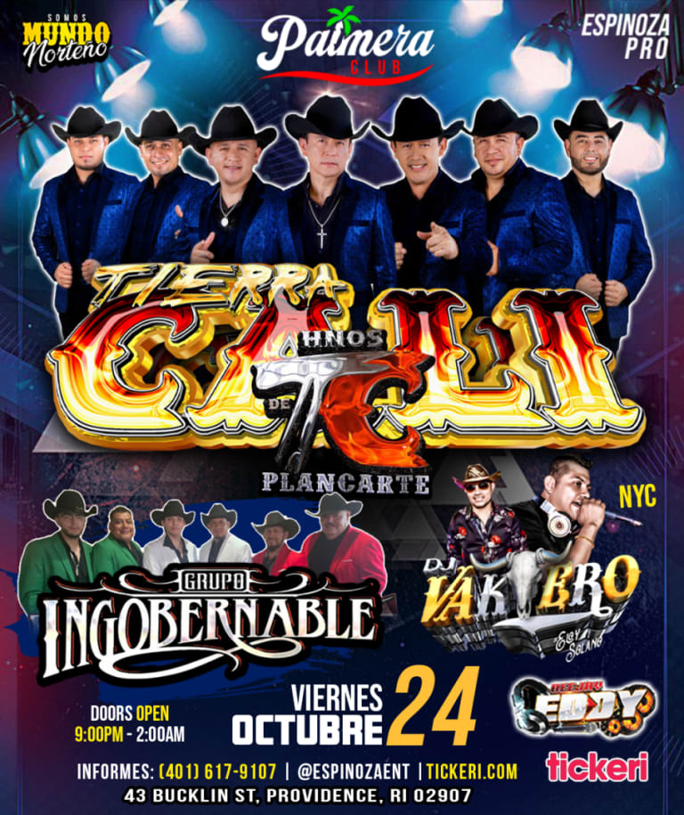 Event - TIERRA CALI en Providence, RI - Providence, Rhode Island - October 24, 2025 | concert tickets