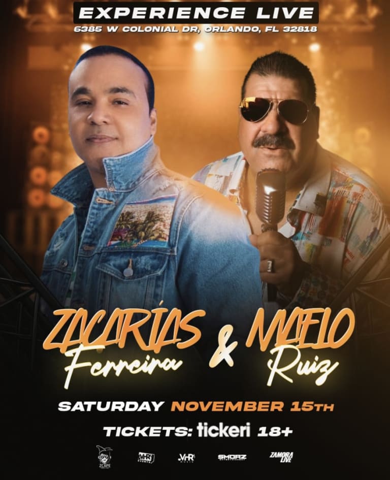 Event - Zacarias Ferreyra & Maelo Ruiz en Orlando - Orlando, Florida - November 15, 2025 | concert tickets