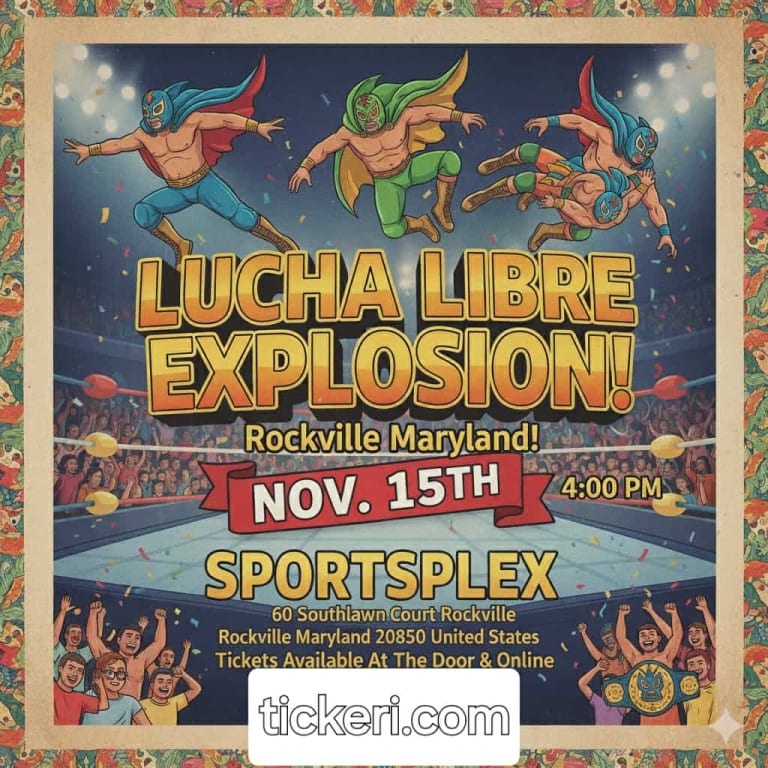 Event - Lucha Libre Punto Zero  "Ground Zero" - Rockville, MD - sáb, 15 de noviembre de 2025} | concert tickets