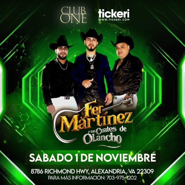 Event - FER MARTÍNEZ Y SUS CUATES DE OLANCHO!! - Alexandria, Virginia - November 1, 2025 | concert tickets