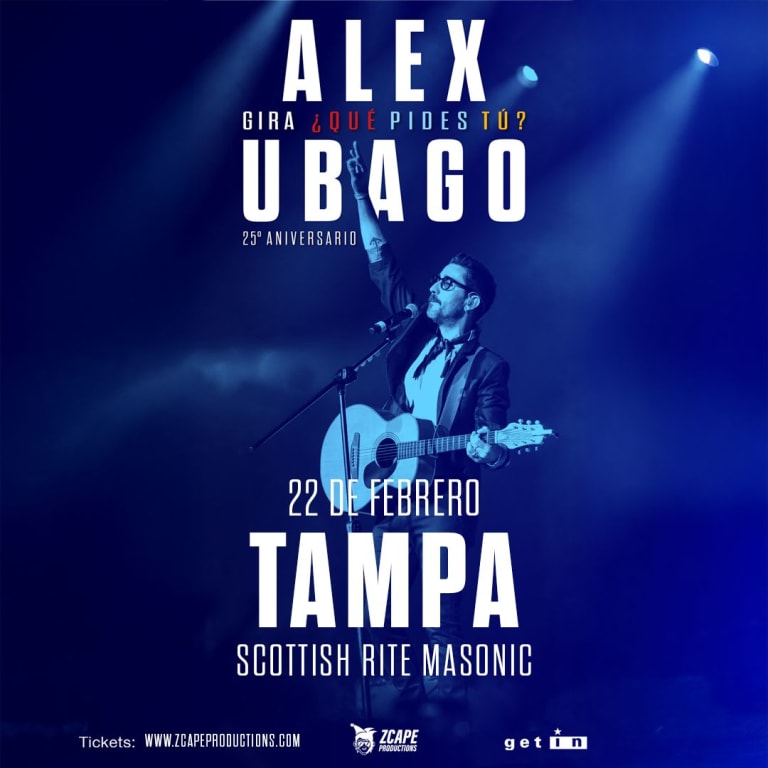 Event - Alex Ubago en concierto en Tampa - Tampa, Florida - February 22, 2026 | concert tickets